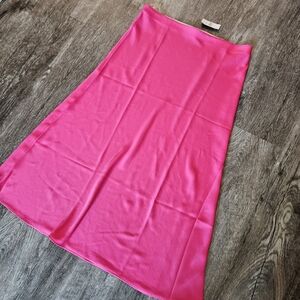 NEW BARBIE pink midi skirt XL